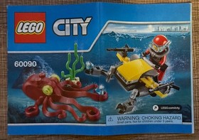 LEGO 60090 CITY: Deep Sea Scuba Scooter  100% Complete + Box EUC!!
