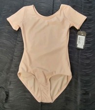 Theatricals Child's Leotard Pink Classic Scoop Front and Back Ballet Leg Sz. SM