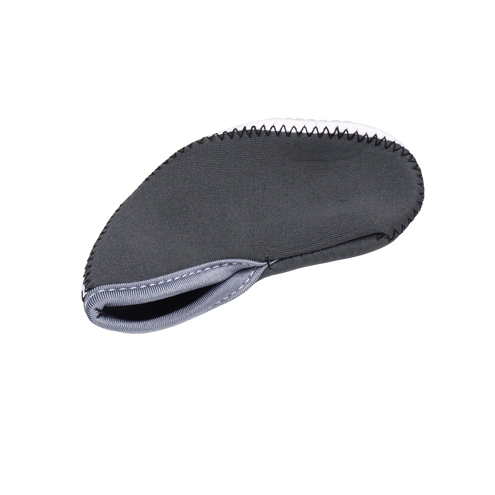 10Pcs Golf Club Iron Head Covers with Visible Window Protector Gray White
