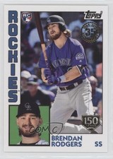 2019 Update 1984 Topps Baseball 150th Anniversary /150 Brendan Rodgers 0c6