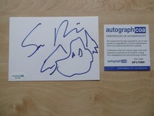Sam Raimi director autograph with scetch signed 10x15 cm index card ACOA