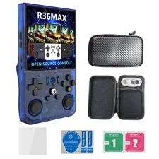 R36MAX Retro Handheld Game Console 64G/128G with IPS Screen and Dual Joysticks