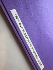 Essay on Forces for the Serious Mentalist-Magic MENTALISM Chuck Hickok!