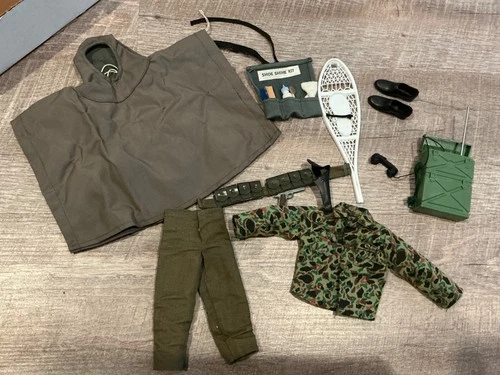 Vintage 1960s 12"  GI Joe  Clothing Parts Accessories lot