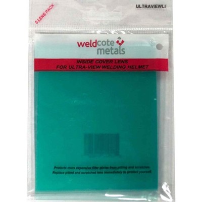 ULTRAVIEWLI Inside Cover Lens For Ultra-View Helmet Pkg=5
