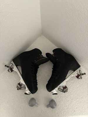 Edea Rondo Men's Roller Skates Size 280 Black with Toe Stops Comfortable Fit
