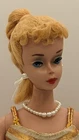 Vintage #4 Blonde Braid Ponytail Barbie Doll in Orig. '60s Holiday Dance #1639