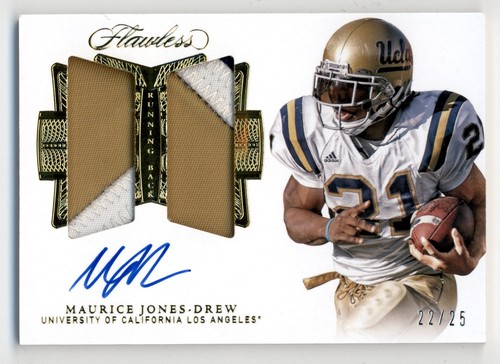 2018 Flawless Collegiate Dual Patch Autographs #45 Maurice Jones-Drew /25 Rookie - Picture 1 of 1