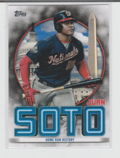 2021 Topps Juan Soto Highlight JSH-20 Home Run History Washington Nationals