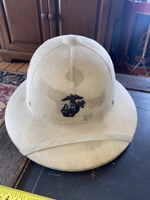 USMC US ISSUE PITH HELMET HAT ORIGINAL 