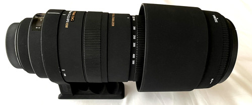 Sigma APO 150-500mm f/5-6.3 DG OS HSM Lens for SA w/Case, Hood, Cap [Excellent]