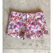 Zara girls floral print shorts, 6-7yrs