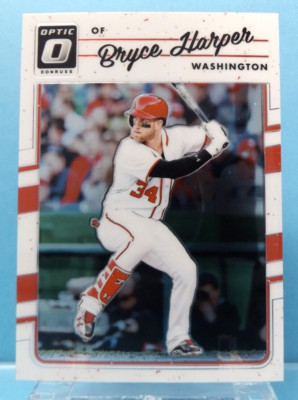 2017 Donruss Optics #152 - Bryce Harper - Washington Nationals - Near Mint