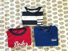 Polo Ralph Lauren Youth Big Boy's T- Shirt x 3 Sets  Sz L 14 - 16 