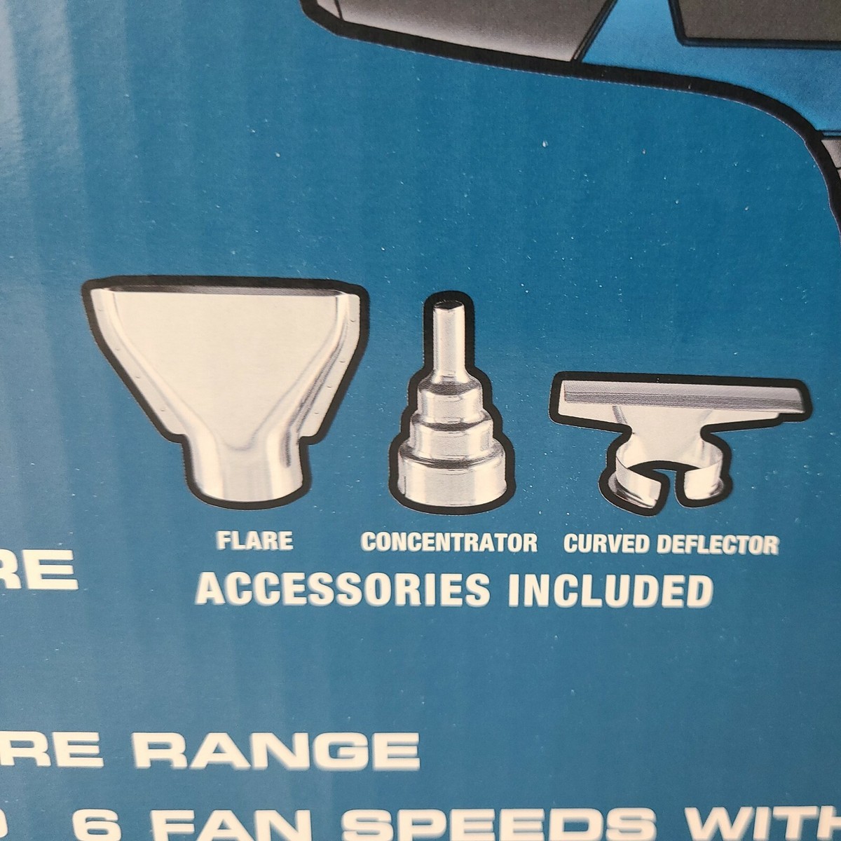 Hercules 1700 wt 14 Amp 108 Temp Heat Gun w/ 3 nozzles Auto tint 