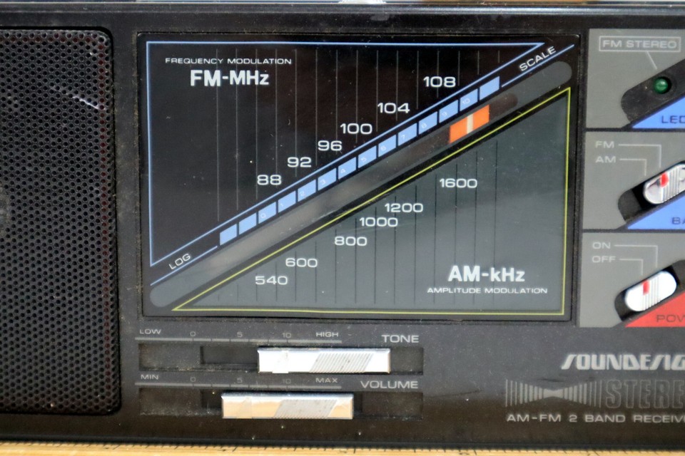 Vintage Soundesign Model 2323CCL AM/FM Stereo Portable Radio Boombox | eBay