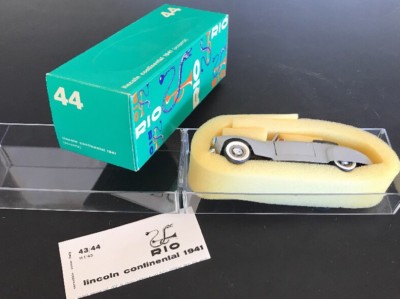 Rio Models #44 LINCOLN CONTINENTAL 1941 Collectible Car w/Orig Box