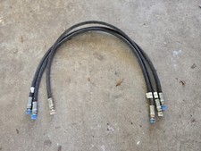 Lot (3) Parker 4" AM06 Abrasion King Hose 3/8" ID MSHA 2G-IC-20C/1 3000 PSI 