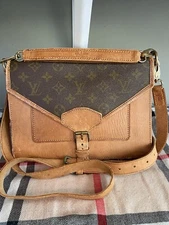 Louis Vuitton Monogram Sac Biface Flap Bag without Key, Vintage