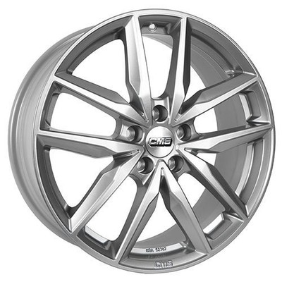 1x CMS C28-SR racingsilber 7.5Jx19 5x100 ET46