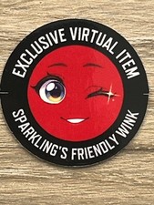 SPARKLINGS SPARKLING’S FRIENDLY WINK Virtual Code ONLY R0blox Series 10 CREATOR