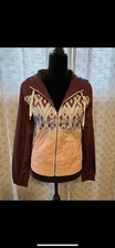 Empyre windbreaker rain jacket with hood- multicolor printed- NWOT juniors M