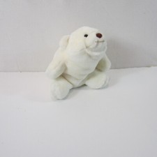 Vintage Gund White Teddy Polar Bear Plush Snuffles Stuffed Animal 1980