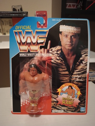 VINTAGE WWF WWE SUPERFLY JIMMY SNUKA FIGURE HASBRO...