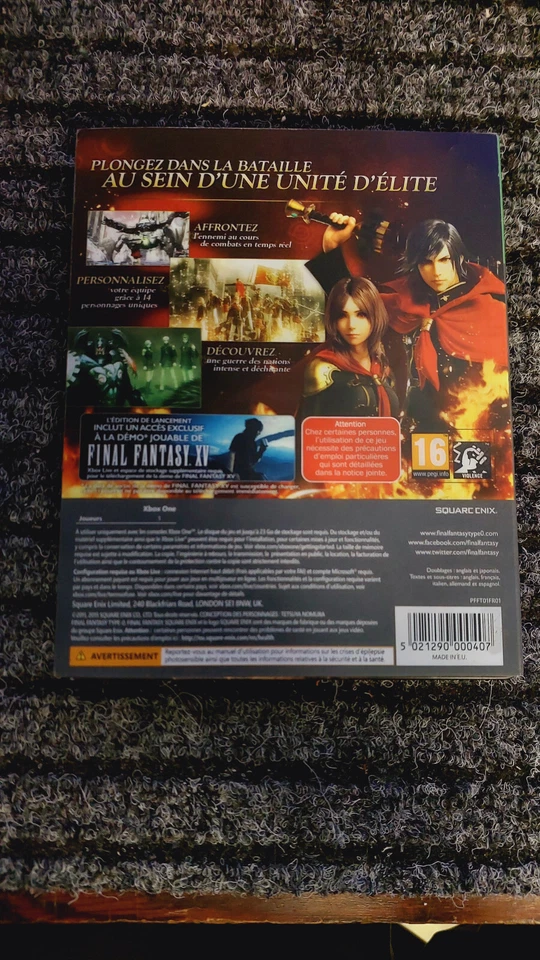 Final Fantasy Type 0 HD Steelbook Edition - Xbox One, photo 3 sur 4