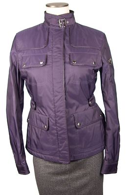Belstaff MK Fashion Jacket Blouson Size 42 Made in Italy NWT Nylon Leather Trim