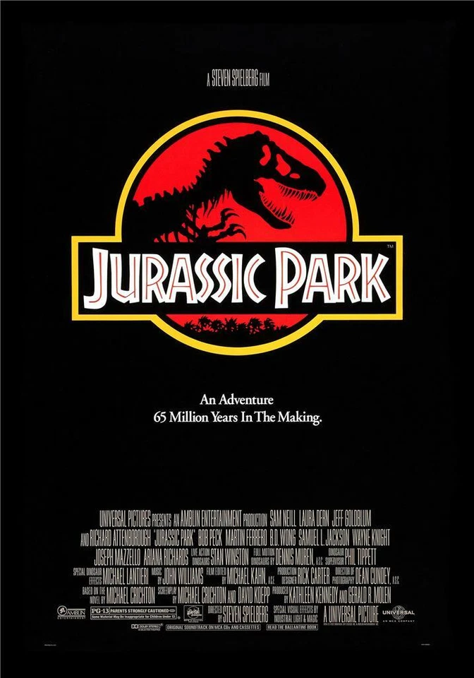 Jurassic Park Movie Poster Print Art Photo 8x10 11x17 16x20 22x28 24x36 27x40