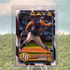 2024 Topps Series 2 -Independence Day #502- Jacob Lopez -/76 (RC)