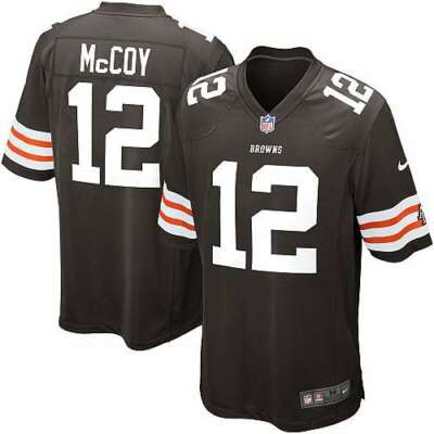Nike Cleveland Browns Colt McCoy Game Jersey - Brown #12 - Men - S