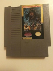 Nobunaga's Ambition II 2 (Nintendo NES) Authentic Complete GREAT Shape CIB Game