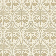 Grandeco Flamingo Beige Wallpaper Floral Leaf Metallic Gold Paste The Wall Vinyl