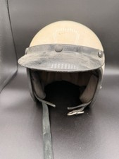 Vintage 1970s Bell Motorcycle Helmet + Yellow Shield Juan Perez Collection