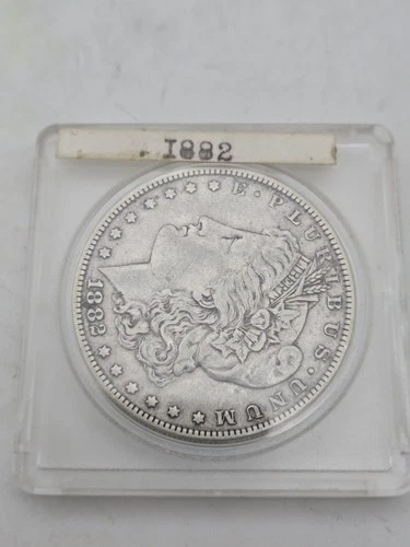 1882 Morgan Silver Dollar $1 Circulated US Coin 0.9 Fineness