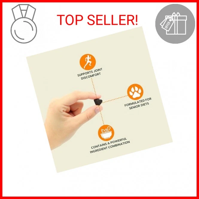 ¡Hocico gris ARK NATURALS perros viejos! ¡Felices articulaciones! Carro veterinario recomendado para apoyar Foto 2 de 2