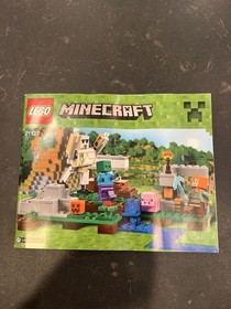 Lego Minecraft Lot of Instruction Manuals Books No Bricks 21121 21135 21123