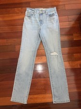 Levi's 724 High Rise Straight Light Blue Denim Jeans Women's Size 29 X 32