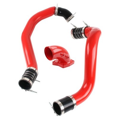 DOCAS Turbo Intercooler Pipe Kit and Intake Elbow Compatible with 2003 2004 2...