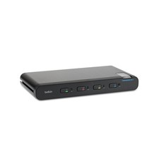 BELKIN F1DN104P-3 ADVANCED SECURE 4-Port Display Port KVM SWITCH with PSU