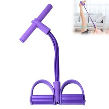 21 Fitness Resistance Bands 4 Tube Pedal Ankle Puller,Upgrade Stretch Bands f...