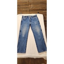 Vtg. Wrangler Mens Straight Leg Jeans Medium Wash Denim See Measurements