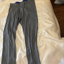 Patagonia Capilene Baselayer Pants Boys L 12 Blue Outdoor Hiking Running Snow