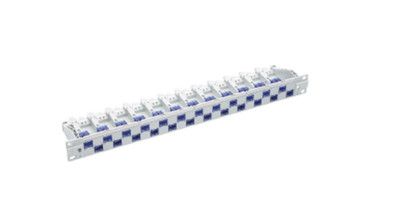 R&M R812475 Cat6, 24port UUTP patch panel, populated
