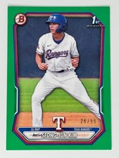 Seong-Jun Kim Green Border /99  2026 Bowman 1st #BP-45
