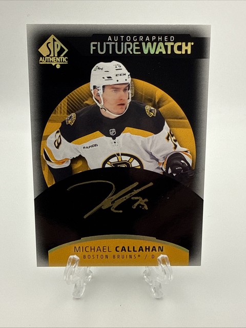 2025-26 SP Authentic MICHAEL CALLAHAN #107 Future Watch Auto Mystery Black SSP