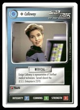 1994 Star Trek CCG Decipher Premiere Unlimited White Border Calloway