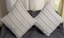 Striped cushion cover 18 X 18